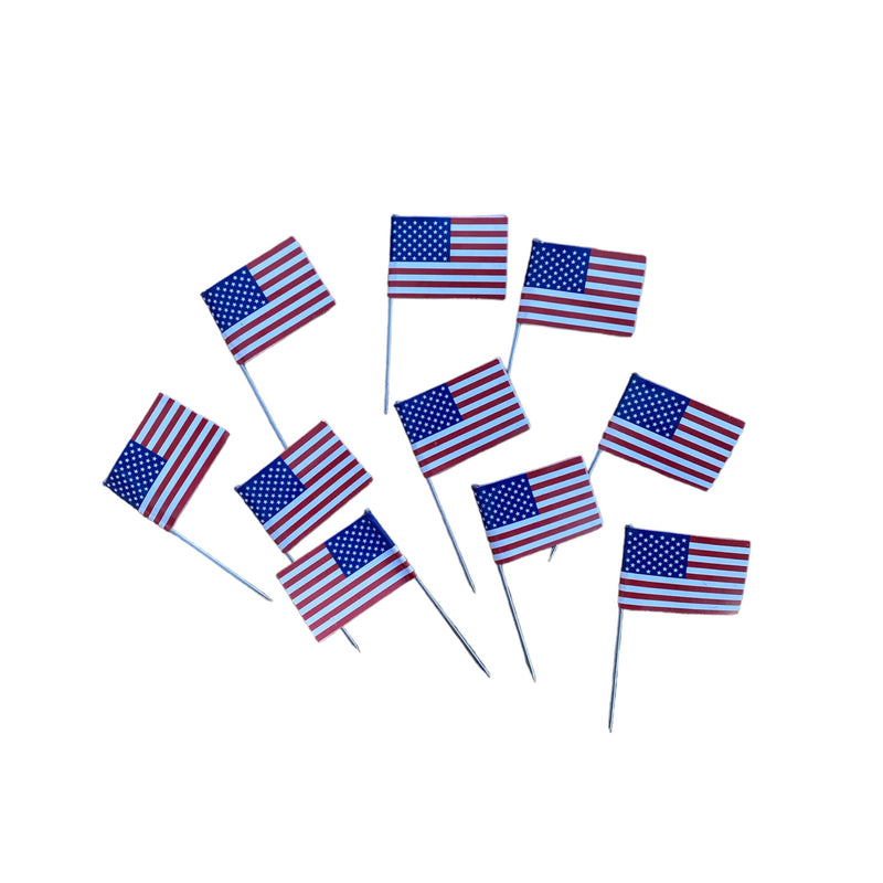 Amerikanske flagg 10 stk